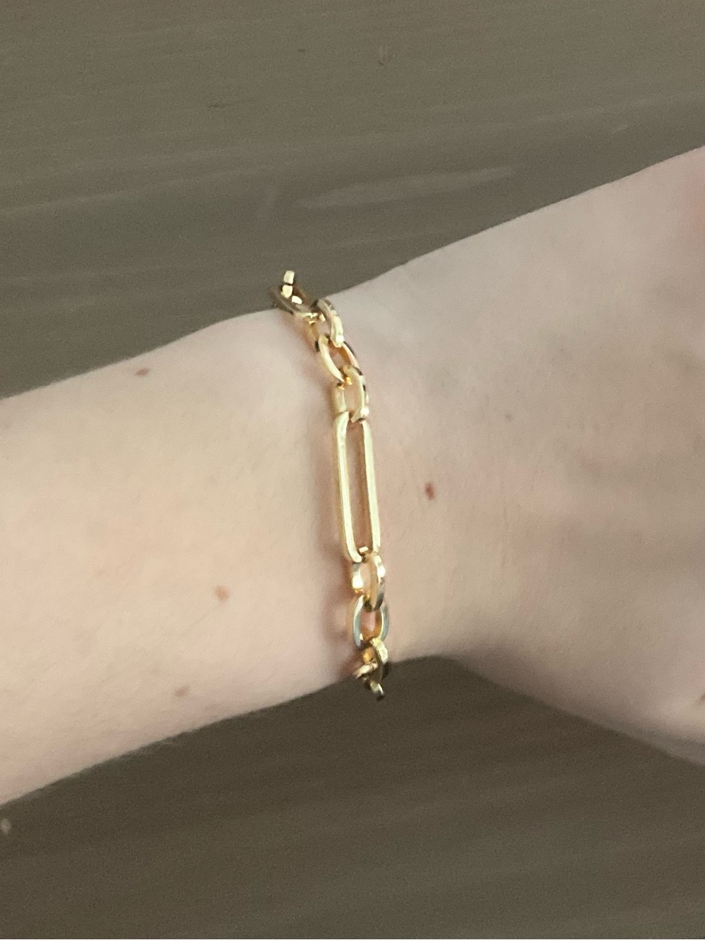 Gold Link Chain Bracelet magnetic